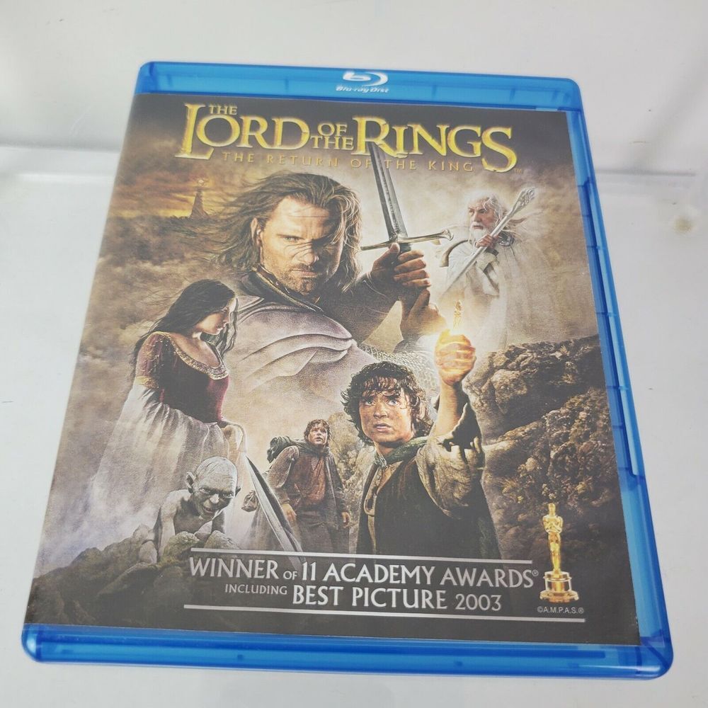 Lord of the‎ Rings Return of the King Blu-ray DVD Movie Good Used